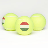 Hongaarse vlag tennisballen (Multi)