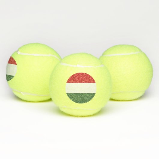 Hongaarse vlag tennisballen (Multi)