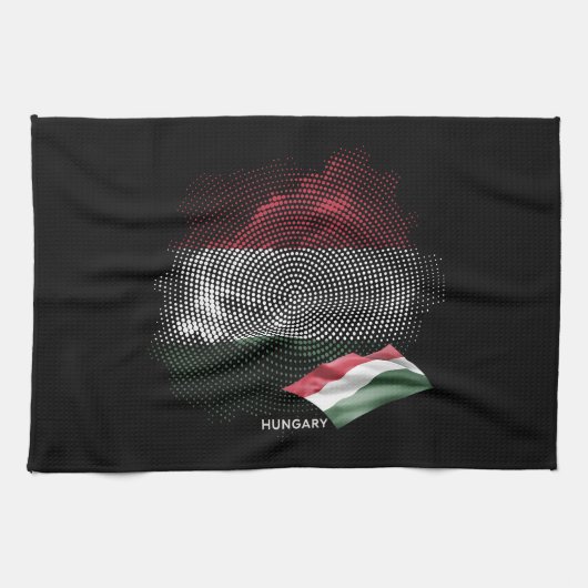 Hongaarse vlag theedoek (Horizontaal)