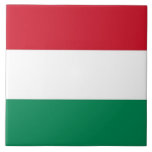 Hongaarse vlag Tile Tegeltje<br><div class="desc">Verhoog uw interieur met een prachtig vervaardigde tegel met de Hongaarse vlag! Deze decoratieve tegel is meer dan alleen een decoratie in huis; het is een eerbetoon aan het Hongaarse culturele erfgoed en de nationale trots. Het gedurfde ontwerp toont prominent de Hongaarse vlag, waardoor het een zinvolle en elegante manier...</div>