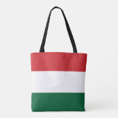 Hongaarse vlag tote bag (Achterkant)