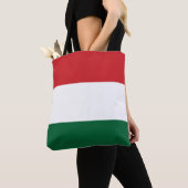 Hongaarse vlag tote bag (Dichtbij)