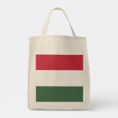 Hongaarse vlag tote bag (Achterkant)