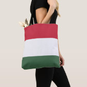 Hongaarse vlag tote bag (Dichtbij)