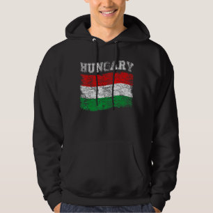 Hongaarse Vlag Tourist Holiday Bestemming Hongarij Hoodie