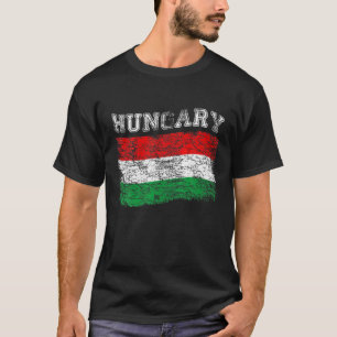 Hongaarse Vlag Tourist Holiday Bestemming Hongarij T-shirt