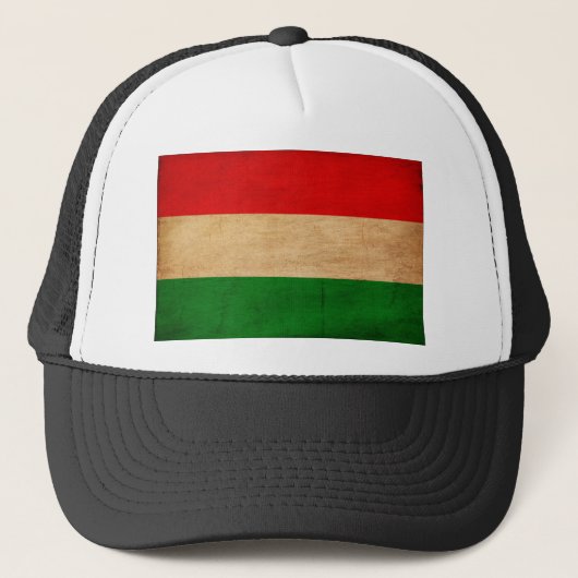 Hongaarse vlag trucker pet (Voorkant)