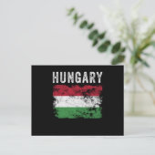Hongaarse vlag verergerd - Hongaarse vlag Briefkaart (Staand voorkant)