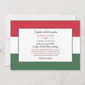 Hongaarse Vlag, Vlag van Hongarije Huwelijk Kaart (Voorkant)