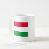 Hongaarse vlag, vlag van Hongarije Koffiemok (Voorkant links)