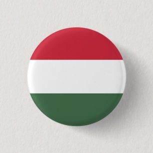Hongaarse vlag, vlag van Hongarije Ronde Button 3,2 Cm