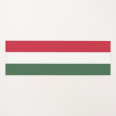 Hongaarse vlag yogamat (Voorkant (horizontaal))