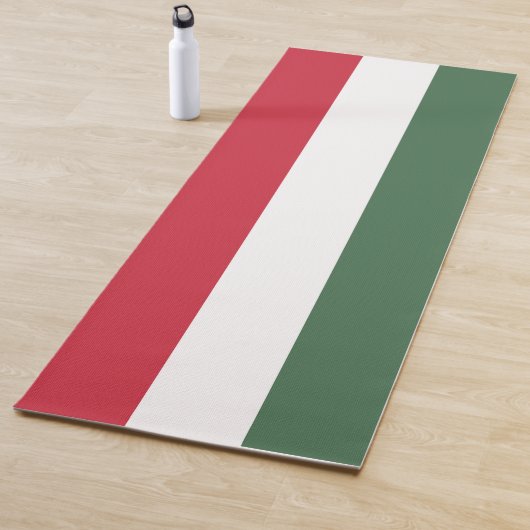 Hongaarse vlag yogamat (In situ)