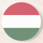 Hongaarse vlag zandsteen onderzetter (Voorkant)