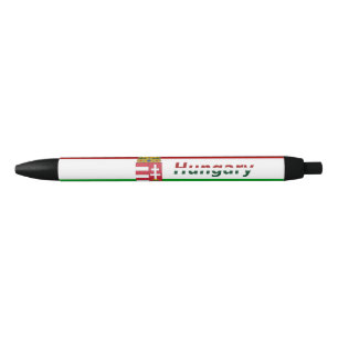 Hongaarse vlag zwarte inkt pen