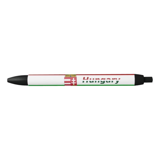 Hongaarse vlag zwarte inkt pen (Voorkant)