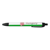 Hongaarse vlag zwarte inkt pen (Bodem)