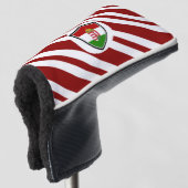 Hongaarse vlaggen golfheadcover (3/4 voorkant)