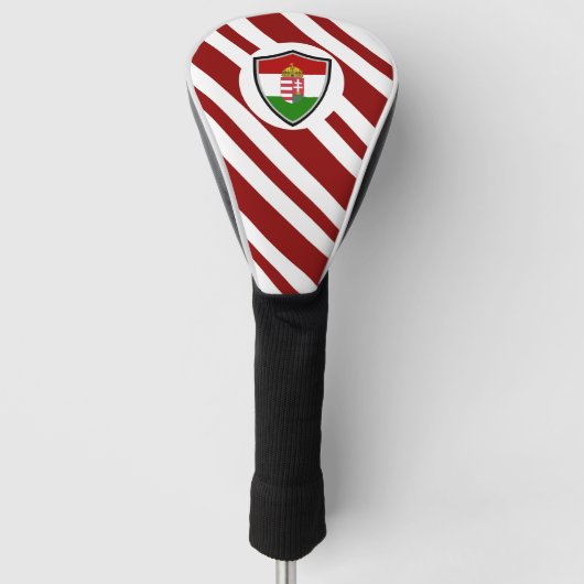 Hongaarse vlaggen golfheadcover (Voorkant)
