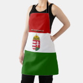 Hongaarse vlaggen schort (Insitu)