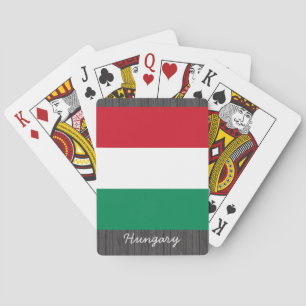 Hongaarse vlaggenspelkaarten speelkaarten