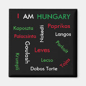 Hongaarse voedingsmiddelen magneet (Voorkant)