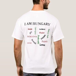 Hongaarse voedingsmiddelen t-shirt