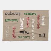 Hongaarse voedingsmiddelen theedoek (Horizontaal)