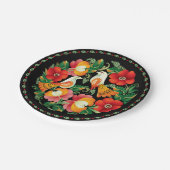 Hongaarse vogels papieren bordje (Gekanteld)