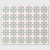 Hongaarse volkskunst - Boomtop Cadeaupapier (Vlak)