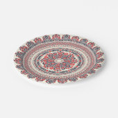 Hongaarse volkskunst papieren bordje (Gekanteld)