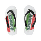Hongaarse vrienden  kinder teenslippers (Voetbed)