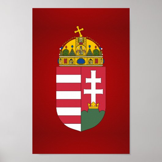 Hongaarse wapenmantel poster (Voorkant)
