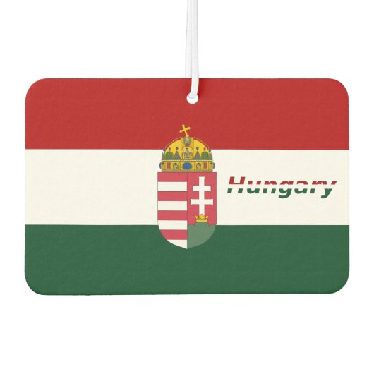 Hongaarse wapenschild luchtverfrisser (Voorkant)