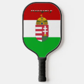 Hongaarse wapenschild pickleball paddle (Voorkant)