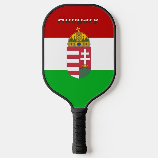 Hongaarse wapenschild pickleball paddle (Voorkant)