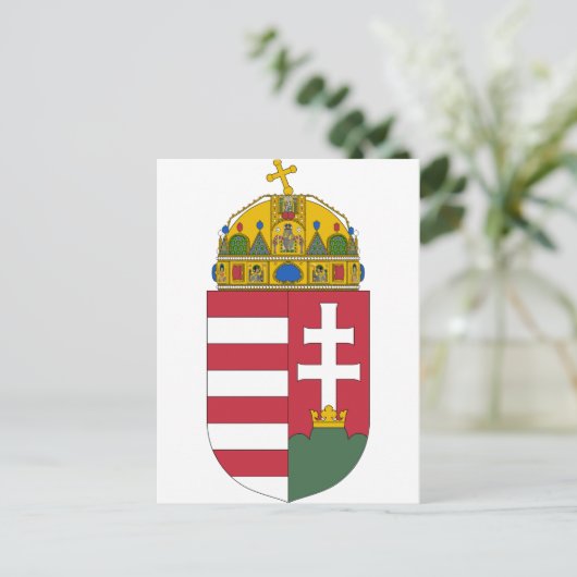 Hongaarse wapenstilstand briefkaart (Staand voorkant)