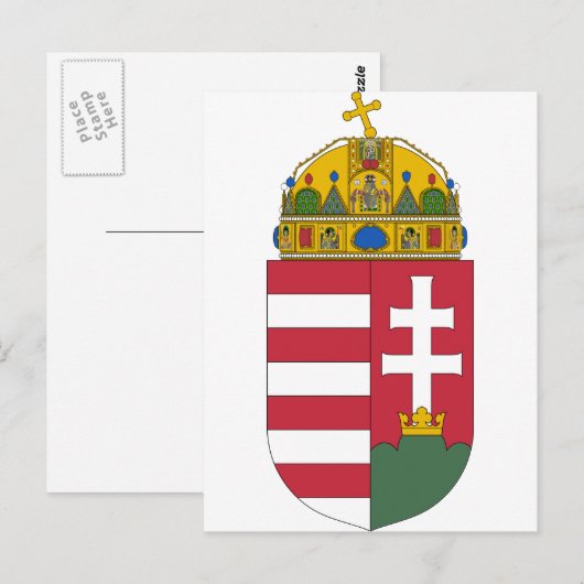 Hongaarse wapenstilstand briefkaart (Voorkant / Achterkant)