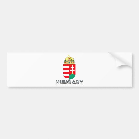 Hongaarse wapenstilstand bumpersticker (Voorkant)