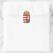 Hongaarse wapenstilstand HU Ronde Sticker (Tas)