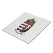 Hongaarse wapenstilstand tegeltje (Zijkant)