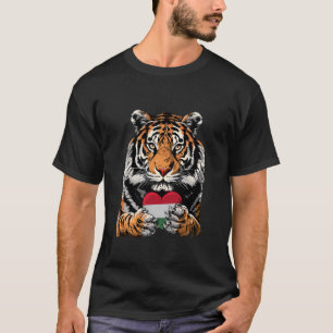 Hongaarse wortels Hongarije Tijgerhart Hongaarse v T-shirt