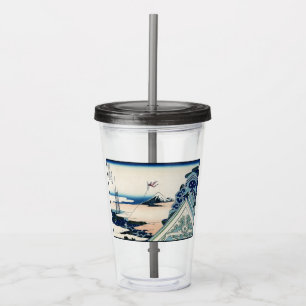 Honganji Tempel uitzicht op Mt. Fuji Japanse houts Acryl Drinkbeker