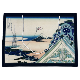 Honganji Tempel Uitzicht op Mt. Fuji Japanse houts Groot Cadeauzakje
