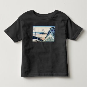 Honganji Tempel uitzicht op Mt. Fuji Japanse houts Kinder Shirts