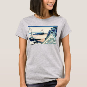 Honganji-tempel Uitzicht op Mt. Fuji Japanse Houts T-shirt