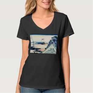 Honganji Tempel uitzicht op Mt. Fuji Japanse houts T-shirt