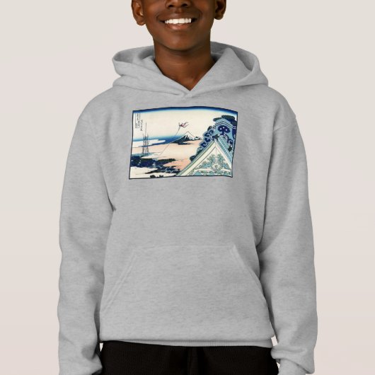 Honganji Tempel Vista van Mt. Fuji Japanse houtsne (Voorkant)