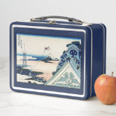 Honganji Tempel Vista van Mt. Fuji Japanse houtsne (In situ)