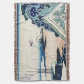 Honganji Tempel Vista van Mt. Fuji Japanse houtsne Deken (Voorkant Verticaal)